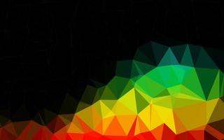 Dark Multicolor, Rainbow vector abstract mosaic background.