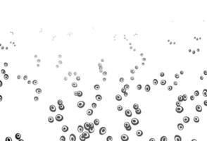 Light Silver, Gray vector background with bubbles.