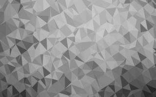 Light Silver, Gray vector abstract polygonal layout.