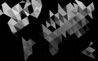 Light Silver, Gray vector polygon abstract layout.