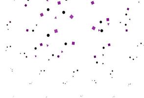 Light Purple vector pattern in polygonal style with circles.