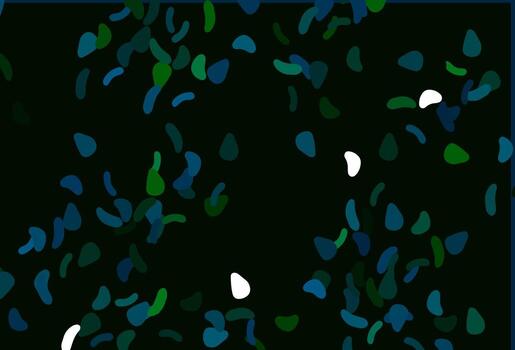 Light Blue, Green vector texture with random forms.