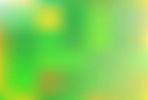 Light Green, Yellow vector blurred bright background.