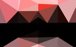 Light Red vector polygonal background.