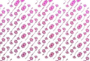 Light Pink vector sketch pattern.