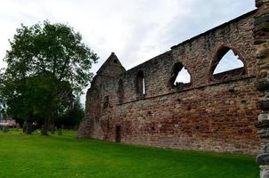 View of Beauly Priory Ruins in Scotland photo
