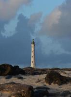 Scenic View of California Lighthouse in Aruba photo