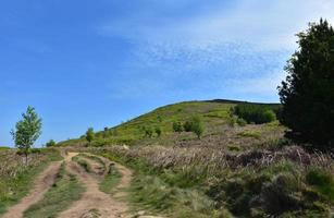 Dirt Footpath Over a Hill Along the Coast to Coast Walk photo