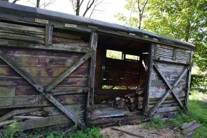 Wood Shed for Storing Wood During Colder Months photo
