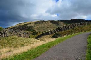 Hillwalking Path at Arthur's Seat photo