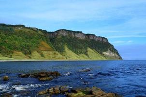Lush Sea Cliffs at Bearreraig Bay photo
