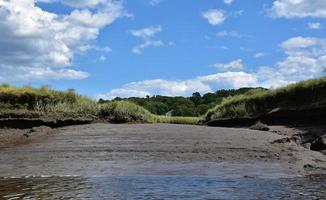 Brilliant Spring Day Along the Tidal Flats of North River photo