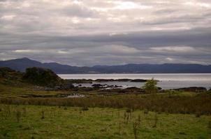 Lush fields on the coast of Armadale photo