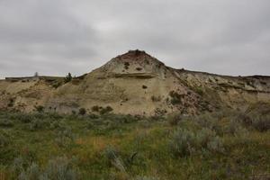 Colorful Erosion in the Badlands of the Midwest photo