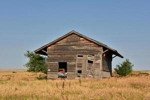 Dilapidated Abandoned Building in a Field in Scenic, SD photo