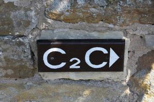 Coast to Coast Sign Showing Walkers the Way photo