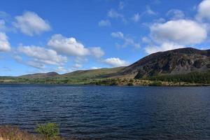 Blue Skies Over Ennerdale Water Resevoir in England photo