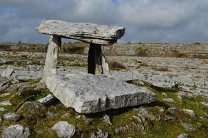 Stone Slabs of Poulnabrone Dolmen photo