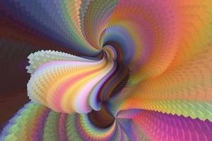 Abstract blurred multicolored background with a sphere photo