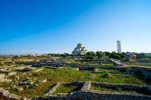 sebastopol, paisaje con vistas al histórico quersoneso foto