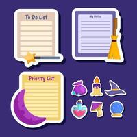 Fantasy Themed Journaling Sticker vector