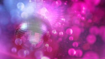 Party atmosphere with disco ball photo