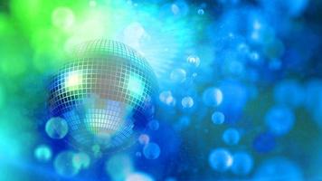 Party atmosphere with disco ball photo