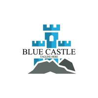 ilustración del logotipo del castillo. diseño vectorial para sitios web, aplicaciones. vector