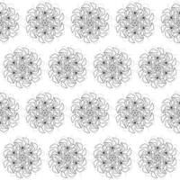Art Deco Mandala Vector Seamless Pattern