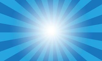 blue sun rays, vector and illustration background Light