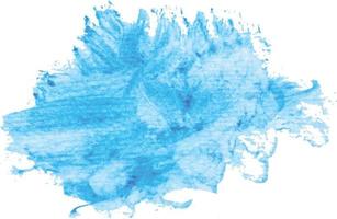 Blue color vector hand drawn watercolor liquid stain. Abstract aqua smudges scribble drop element  illustration wallpaper