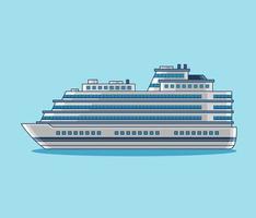 barco agua transporte ilustración vector diseño