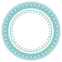 Round Circle Logo Graphic Symbol. Round Abstract Minimalist Shape Pattern for T Shirt Print, Wallpaper Decoration, Logo. vector