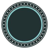 Round Circle Logo Graphic Symbol. Round Abstract Minimalist Shape Pattern for T Shirt Print, Wallpaper Decoration, Logo. vector
