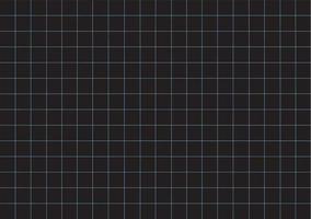 black grid notebook paper texture, clean squared blank sheet vector