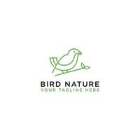 Vector logo design bird icon template