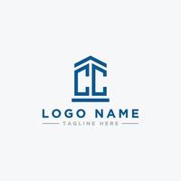 logo design inspiration for companies from the initial letters of the CC logo icon. -Vector vector