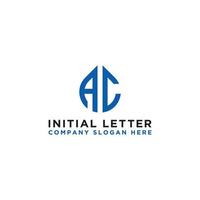 Logo design template, Letter AC. - Vector