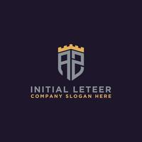 Inspiring company logo designs from the initial letters AZ logo icon. -Vectors vector