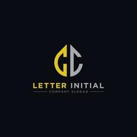 logo design inspiration for companies from the initial letters of the CC logo icon. -Vector vector