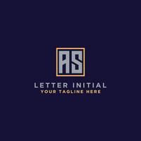 AS letter Initial icon Monogram.- Vector inspiring logo design - Vector