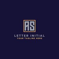 AS letter Initial icon Monogram.- Vector inspiring logo design - Vector