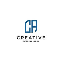 logo design inspiration for companies from the initial letters of the CA logo icon. -Vector vector