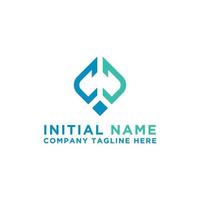 logo design inspiration for companies from the initial letters of the CC logo icon. -Vector vector