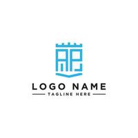 logo design inspiration for companies from the initial letters of the AP logo icon. -Vector vector