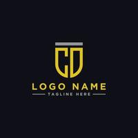 CD letters Initial icon, Monogram.- Vector inspiration logo design - Vector