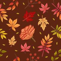 naturaleza otoño floral vector