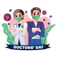 Doctor Day Concept vector