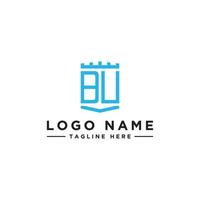 logo design inspiration for companies from the initial letters of the BU logo icon. -Vector vector