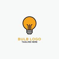 bulb icon vector, illustration of logo template vector